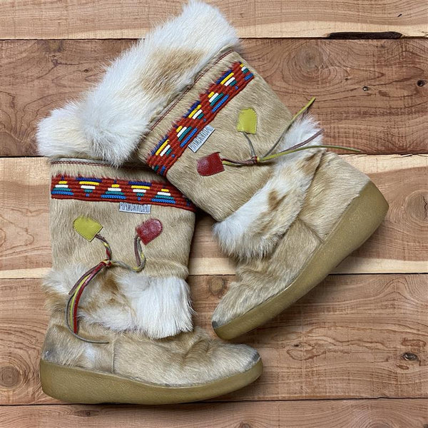 Technica Aztec goat fur boot