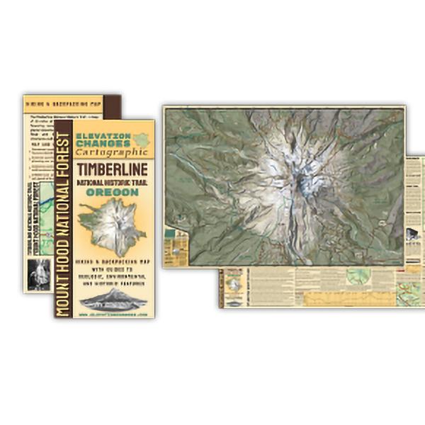 Elevation Changes Timberline National Historic Trail Map - Next Adventure