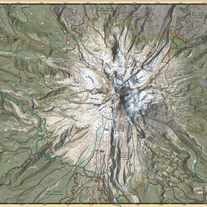 Elevation Changes Timberline National Historic Trail Map - Next Adventure