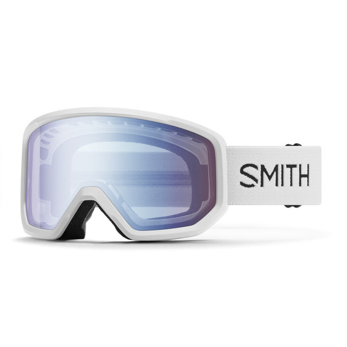Smith Transfer goggle, White, Blue Sensor Mirror