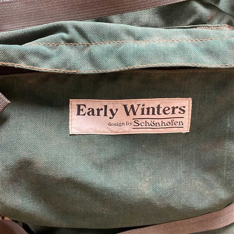 Next Adventure Vintage Schonhofen Leather Trim Internal Frame Backpack Bag Green Seattle - Next Adventure