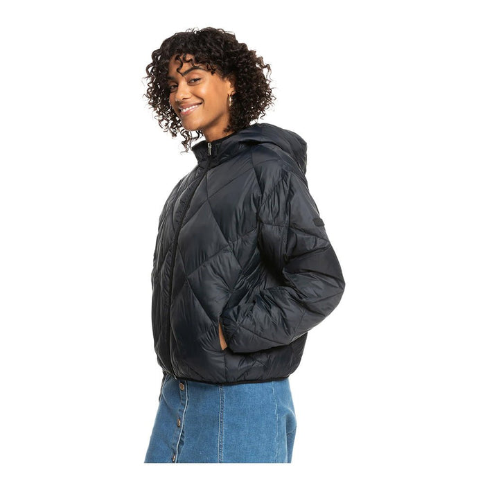 Roxy WIND SWET PACKABLE HOODED PUFFER JACKET - WOMEN'S - Next Adventure