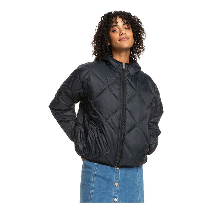 Roxy WIND SWET PACKABLE HOODED PUFFER JACKET - WOMEN'S - Next Adventure