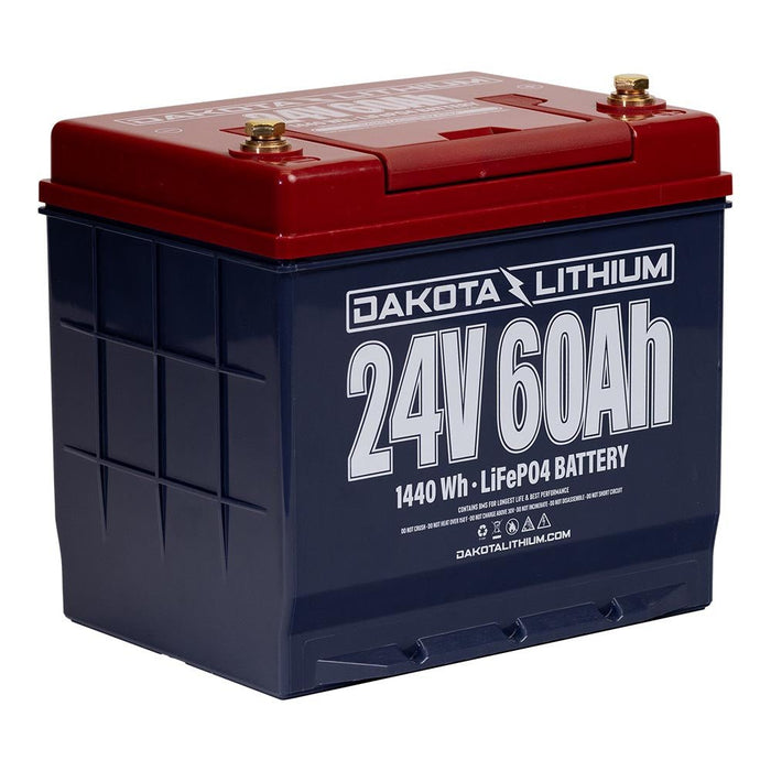 Dakota Lithium 24V 50Ah Deep Cycle LiFePO4 Single Battery