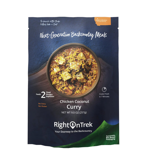 RightOnTrek CHICKEN COCONUT CURRY - 2 SERVINGS - Next Adventure