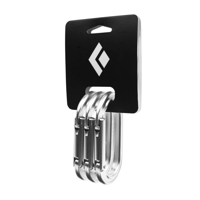 Black Diamond OVAL KEYLOCK 3 PACK - Next Adventure