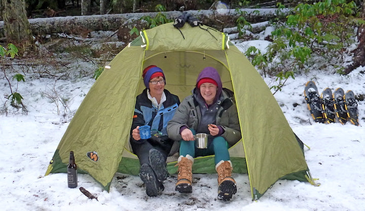 next adventure winter outdoor camping trip